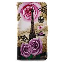 for xperia x xa xp xz case cover tower pattern painting pu leather mat ...