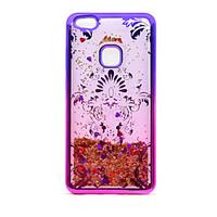 For Huawei P10 Lite P8 Lite (2017) Case Cover Flowing Liquid Pattern Back Cover Case Glitter Shine Flower Soft TPU