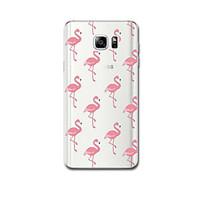 For Case Cover Ultra Thin Pattern Back Cover Case Flamingo Soft TPU for Samsung Note 5 Note 4 Note 3