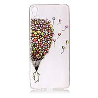 for sony xperia xz premium xa case cover balloon pattern painted relie ...