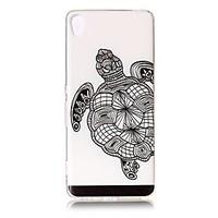 For Sony Xperia XZ Premium XA Case Cover Tortoise Pattern Painted Relief High Penetration TPU Material Phone Case XA1 E5