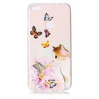 For Huawei P8 Lite (2017) P10 Case Cover Butterfly Love Flowers And Cats Pattern Painted Relief High Penetration TPU Material Phone Case P10 Lite