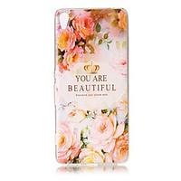 For Sony Xperia XZ Premium XA Case Cover Flower Letters Pattern Painted Relief High Penetration TPU Material Phone Case XA1 E5