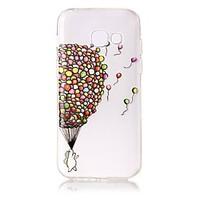 For Samsung Galaxy A3 A5 (2017) Case Cover Balloon Pattern Painted Relief High Penetration TPU Material Phone Case