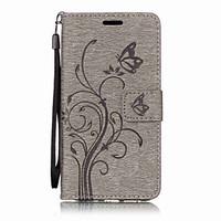 For Huawei P10 Lite P10 PU Leather Material Butterfly Flowers Pattern Solid Color Phone Case P8 Lite (2017) Y6