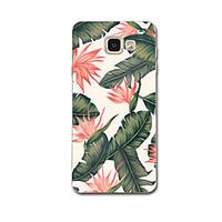 For Ultra Thin Pattern Case Back Cover Case Flower Soft TPU for Samsung A3(2017) A7(2017) A5(2016) A8 A7 A5