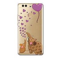 For Ultra Thin Pattern Case Back Cover Case Cartoon Soft TPU for Huawei P10 Plus P10 P9 P9 Lite P9 Plus
