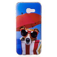 For Samsung Galaxy A3 A5 (2017) Case Cover Dog Pattern HD Painted TPU Material IMD Process Phone Case A7 (2017) A3 A5 (2016) A3 A5