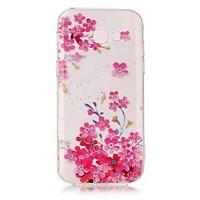 For Samsung Galaxy A3 A5 (2017) Case Cover Plum Blossom Pattern HD Painted TPU Material IMD Process Phone Case A3 A5 (2016)