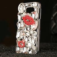 for samsung galaxy case rhinestone transparent case back cover case 3d ...