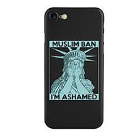 For IPhone 7 7 Plus For Pattern Case Back Cover Case Against Muslim ban English Printing Pattern Soft TPU for IPhone 6s 6 Plus SE 5s 5 4s 4 5C--P