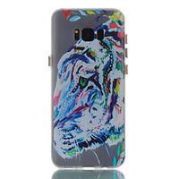 For Samsung Galaxy S8 S8 plus Case Cover The Tiger Pattern Painted TPU Material Luminous Phone Case S7 S7edge