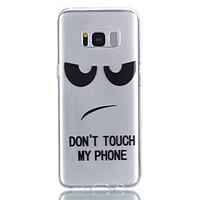 for samsung galaxy s8 plus s8 case tpu material eye pattern relief pho ...