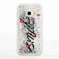 For Samsung Galaxy A3(2017) A5(2017) Flowing Liquid Pattern Case Back Cover Case Word Soft TPU for A5(2016) A3(2016)