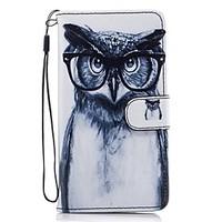 For Samsung Galaxy J5(2017) J3(2017)Card Holder Wallet with Stand Flip Pattern Case Full Body Case Owl Hard PU Leather J5 (2016) J5 J3 J3Prime