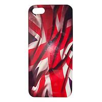 For iPhone 5 Case Pattern Case Back Cover Case Flag Hard PC iPhone SE/5s/5