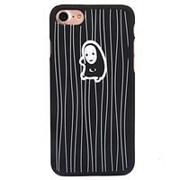 For Apple iPhone 7 7 Plus 6S 6 Plus SE 5S 5 Case Cover Cartoon Pattern Fine Scrub PC Material Half Packs Phone Case