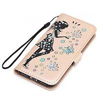 For Apple iPhone 7Plus 7 Case Cover Card Holder Wallet with Stand Flip Embossed Full Body Sexy Lady Glitter Shine Butterfly Hard PU Leather 6Plus 6s 6