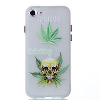 For Glow in the Dark Case Back Skeleton Pattern Soft TPU Cover Case for iPhone 7 Plus 7 6S Plus 6 SE 5