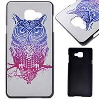 For Samsung Galaxy Case Card Holder / with Stand / Flip / Pattern / Magnetic Case Back Cover Case Owl PC SamsungA7(2016) / A5(2016) /