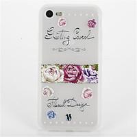 For Pattern Case Back Cover Case Flower Soft TPU for Apple iPhone 7 Plus iPhone 7 iPhone 6s Plus iPhone 6 Plus iPhone 6s iPhone 6
