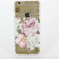 For Transparent Pattern Case Back Cover Case Flower Hard PC for AppleiPhone 7 Plus iPhone 7 iPhone 6s Plus iPhone 6 Plus iPhone 6s iPhone