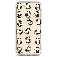 For Apple iPhone 7 7 Plus 6S 6 Plus Case Cover Panda Pattern Painted High Penetration TPU Material Soft Case Phone Case