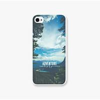 for iphone 5 case pattern case back cover case scenery hard pc iphone  ...