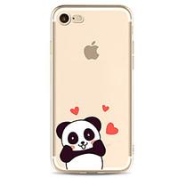 For Apple iPhone 7 7 Plus 6S 6 Plus Case Cover Panda Pattern Painted High Penetration TPU Material Soft Case Phone Case