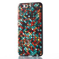 for huawei mate 8 mate 9 pro case cover grid pattern pattern relief tp ...