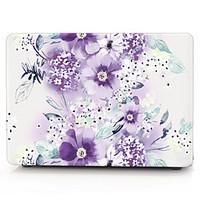 For MacBook Pro 13 15 Case Cover Polycarbonate Material Flower