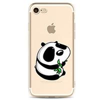 For Apple iPhone 7 7 Plus 6S 6 Plus Case Cover Panda Pattern Painted High Penetration TPU Material Soft Case Phone Case