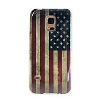 For Samsung Galaxy Case Pattern Case Back Cover Case Flag TPU Samsung S5 Mini