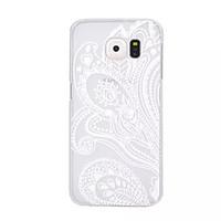 For Samsung Galaxy Case Transparent Case Back Cover Case Lace Printing PC Samsung S6 edge / S6 / S5 Mini / S5