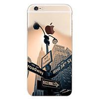 For iPhone 6 Case / iPhone 6 Plus Case Pattern Case Back Cover Case City View Soft TPU iPhone 6s Plus/6 Plus / iPhone 6s/6