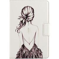 For Apple iPad Mini 3/2/1 Case Cover with Stand Auto Sleep / Wake Flip Magnetic Pattern Full Body Case Sexy Lady Hard PU Leather