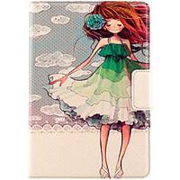 For Apple iPad Mini 3/2/1 Case Cover with Stand Auto Sleep / Wake Flip Magnetic Pattern Full Body Case Sexy Lady Hard PU Leather