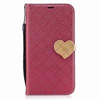 For Samsung Galaxy J7(2017) J5(2017) Case Cover Card Holder Wallet Case Heart PU Leather for Samsung Galaxy J5(2016) J3(2017) J3 J3(2016) J3 Prime