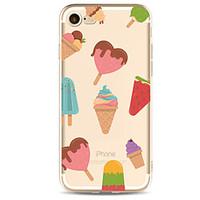 For Apple iPhone 7 7 Plus 6S 6 Plus Case Cover Ice Cream Pattern Painted High Penetration TPU Material Soft Case Phone Case