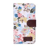 for samsung galaxy note5 note4 case cover flowers pu leather mobile ph ...