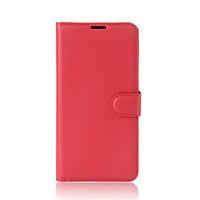 For Alcatel A3 A3 XL Case Cover Card Holder Wallet with Stand Flip Full Body Case Solid Color Hard PU Leather for Alcate Series Mobile Phone