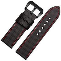 For Garmin Fenix 3 ZETHYDUM Watch Band Strap Solid color Leather Sport Band