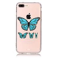 For Apple iphone 7 plus/iphone 7 Case Transparent Silicone Soft Cover Case TPU Clear Butterfly Back Cover Case For iPhone 6 Plus/ iPhone 6