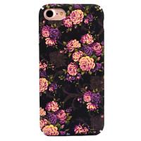 For Apple iPhone 7 7 Plus 6S 6 Plus Case Cover Flower Pattern Decal Skin Care Touch PC Material Phone Case