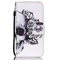 For iPhone 6 Case / iPhone 6 Plus Case Wallet / Card Holder / with Stand / Flip / Pattern Case Full Body Case Skull Hard PU LeatheriPhone