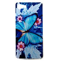 For Wiko Lenny3 Lenny2 U FEEL U FEEL Lite Sunny Jerry Phone Case Cover Blue Butterfly Pattern Painted TPU Material