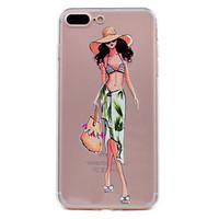 for iphone 7 plus 7 phone case bikini sexy girl pattern soft tpu mater ...