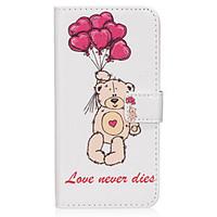 for Samsung Galaxy s8 s8 Plus Case Cover Balloon Bear Pattern PU Material Card Sten Twallet Phone Case S7 S6 S5 S7edge S6edge