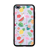 For Case Cover Pattern Back Cover Case Flamingo Hard Acrylic for iPhone 7 Plus 7 6s Plus 6 Plus 6s SE 5S 5