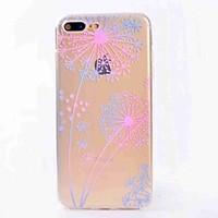 For iPhone 7 Plus 7 Case Cover Translucent Pattern Back Cover Case Dandelion Soft TPU for iPhone 6s Plus 6 5S 5 SE